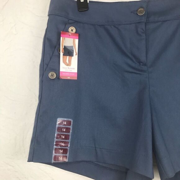 NWT Isaac Mizrahi NY Vintage Indigo Tailored Short - Picture 5 of 11